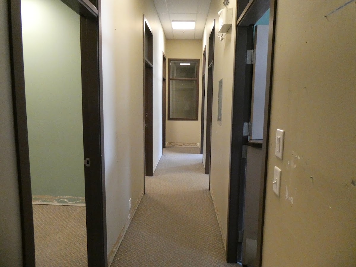 Interior hallway mid-project